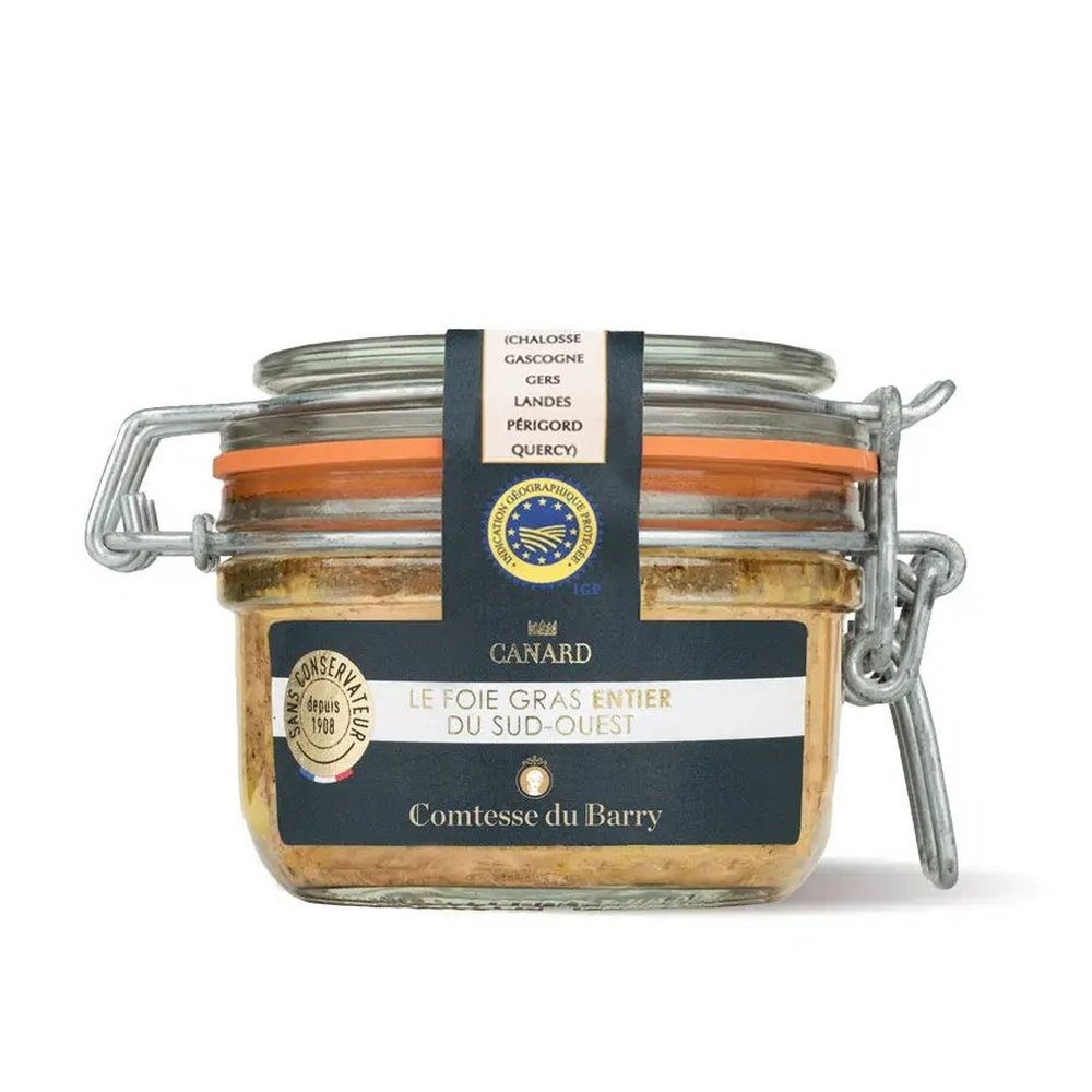 Foie gras de canard entier du Sud-Ouest — 110 g — Comtesse du Barry